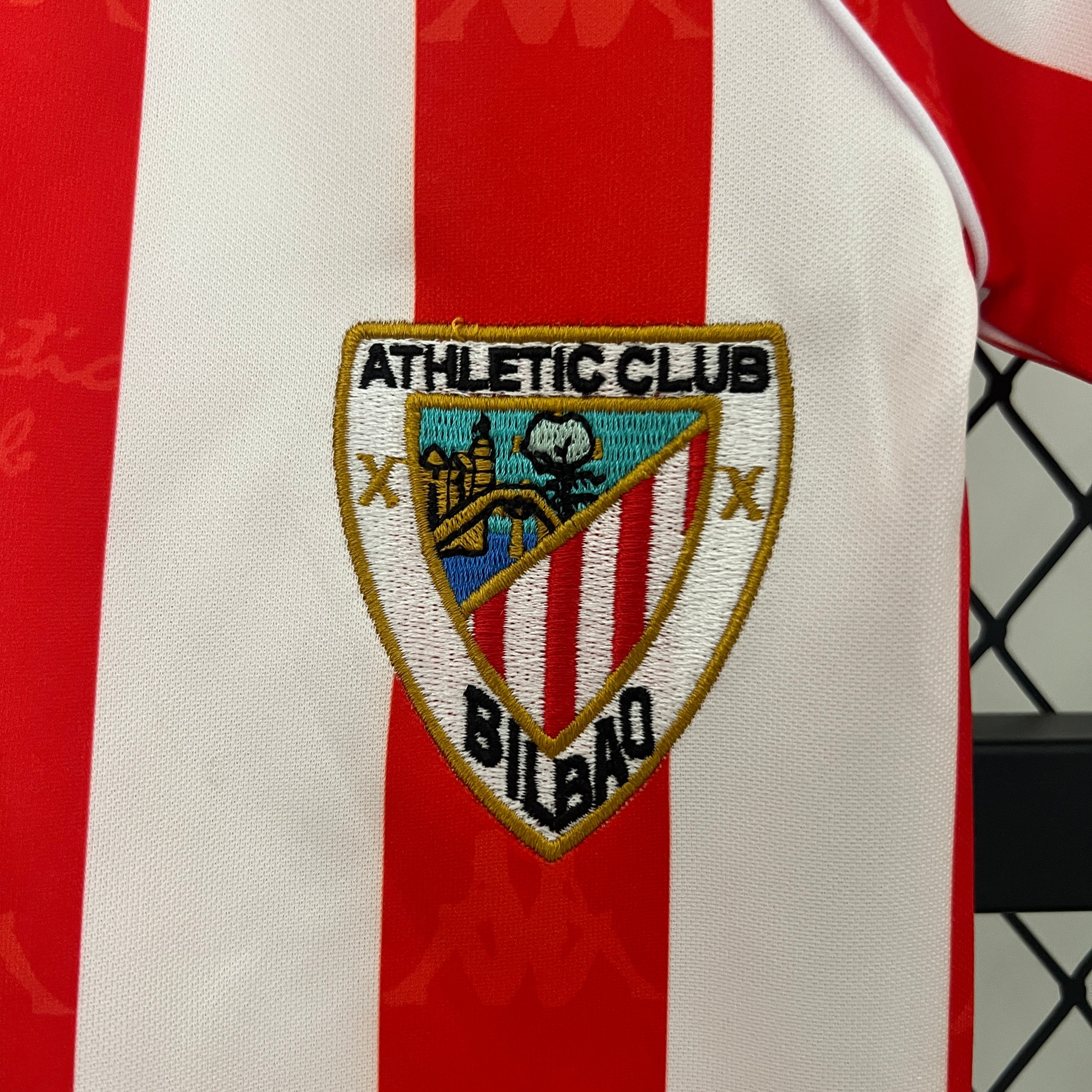 Athletic Bilbao home kids set. Season 95/97