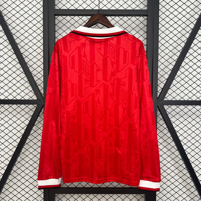 Manchester United longsleeve home jersey. Season 92/94
