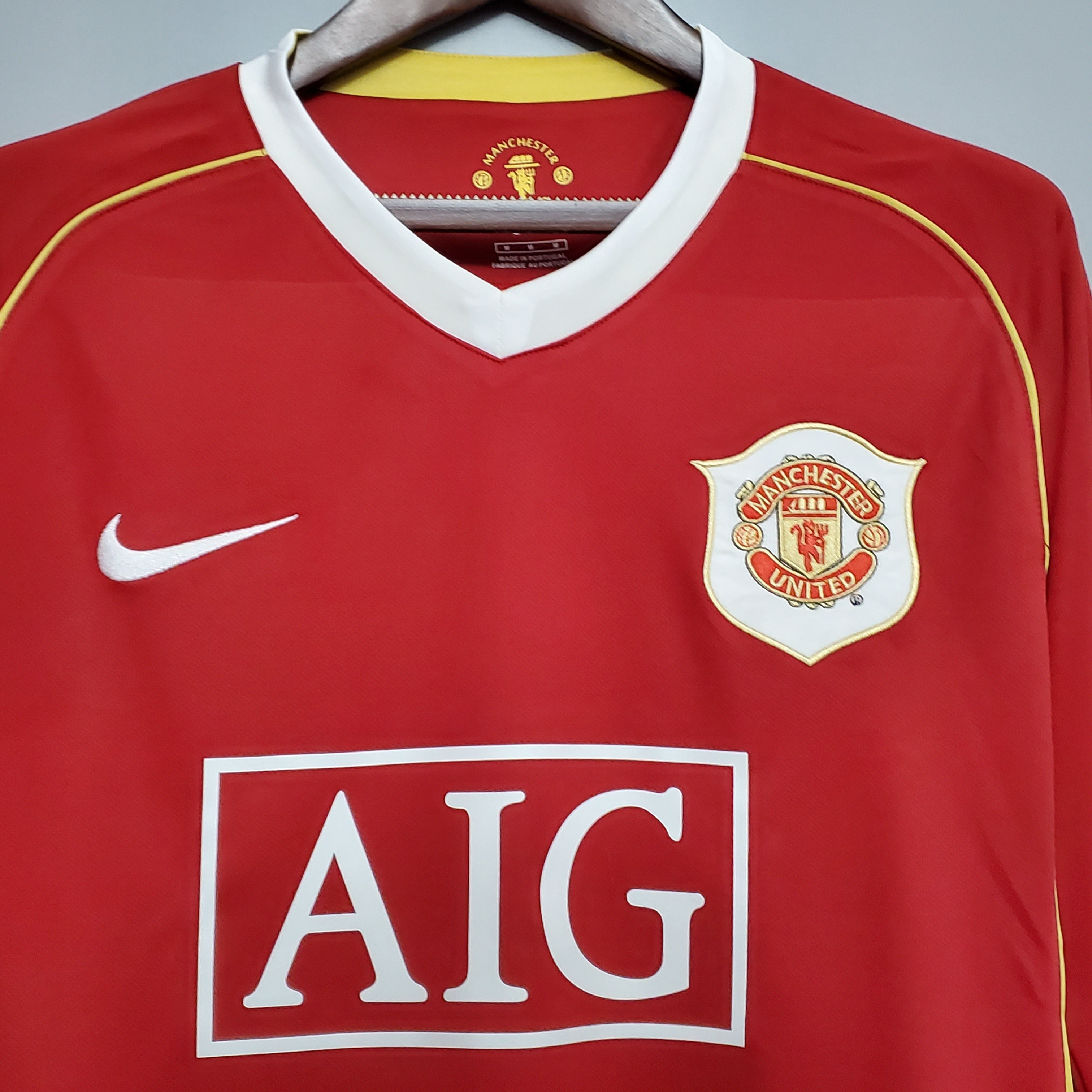 Manchester United longsleeve home jersey. Season 06/07
