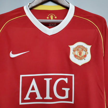 Manchester United longsleeve home jersey. Season 06/07