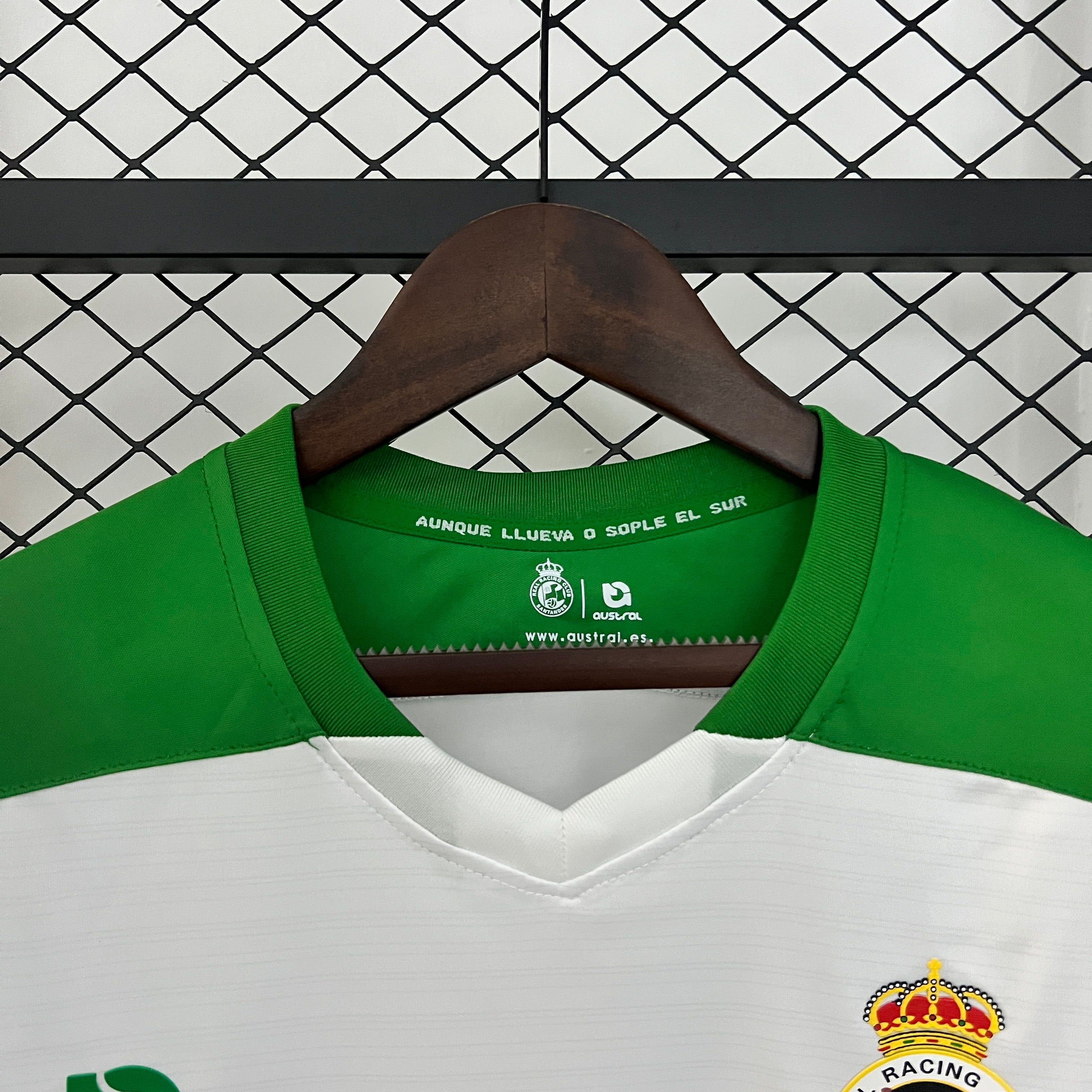 Racing Santander home jersey. Season 24/25