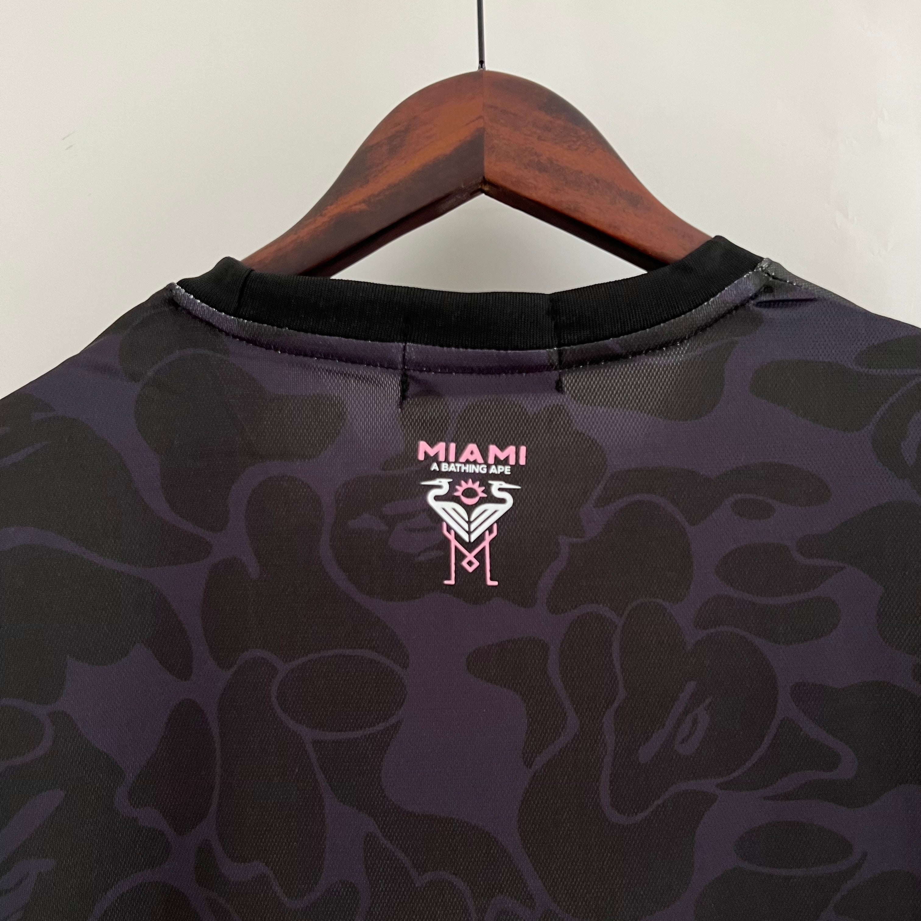 Inter Miami x BAPE Collaboration jersey. (black)