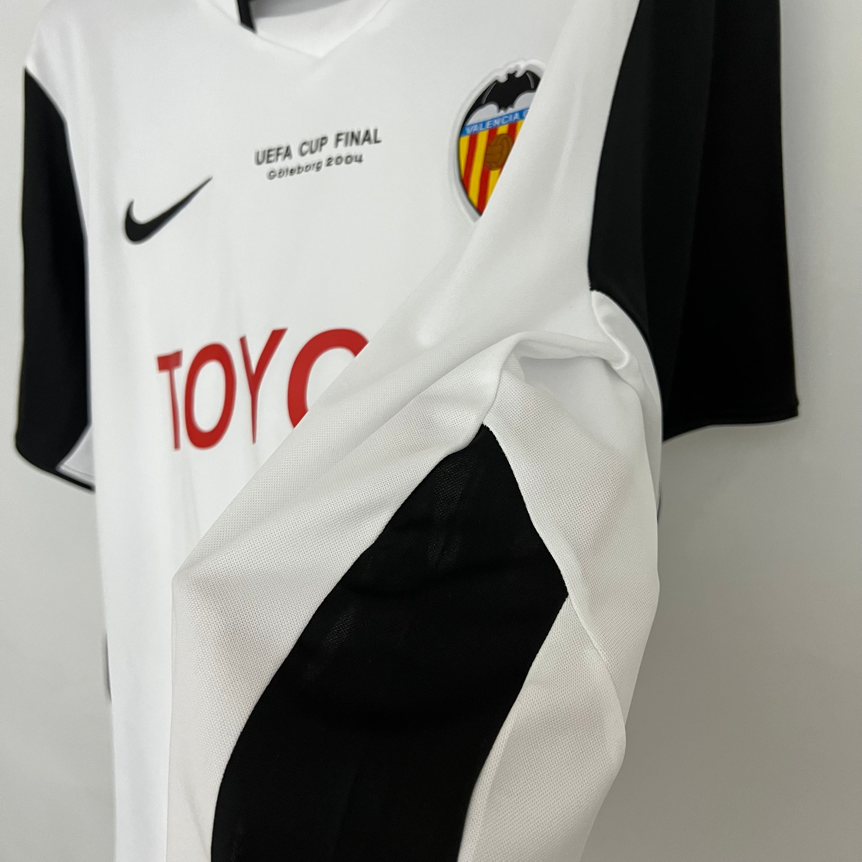 Valencia UEFA Cup 2004 Final jersey. Season 03/04
