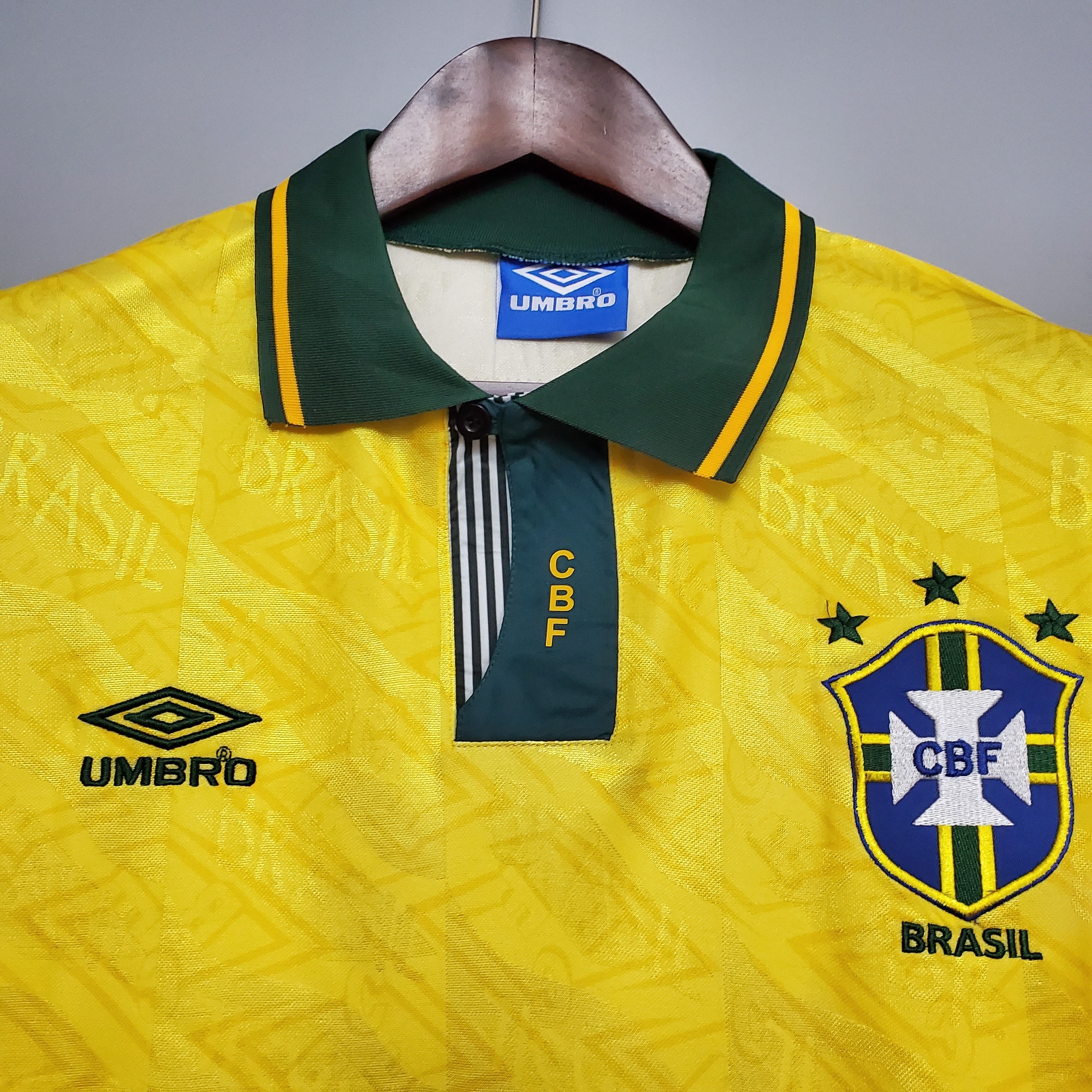 Brazil home jersey. Season 1991