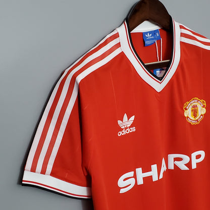 Manchester United home jersey. Season 83/84