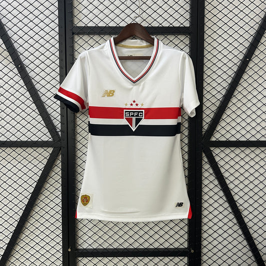 Sao Paulo home jersey for women. Season 24/25