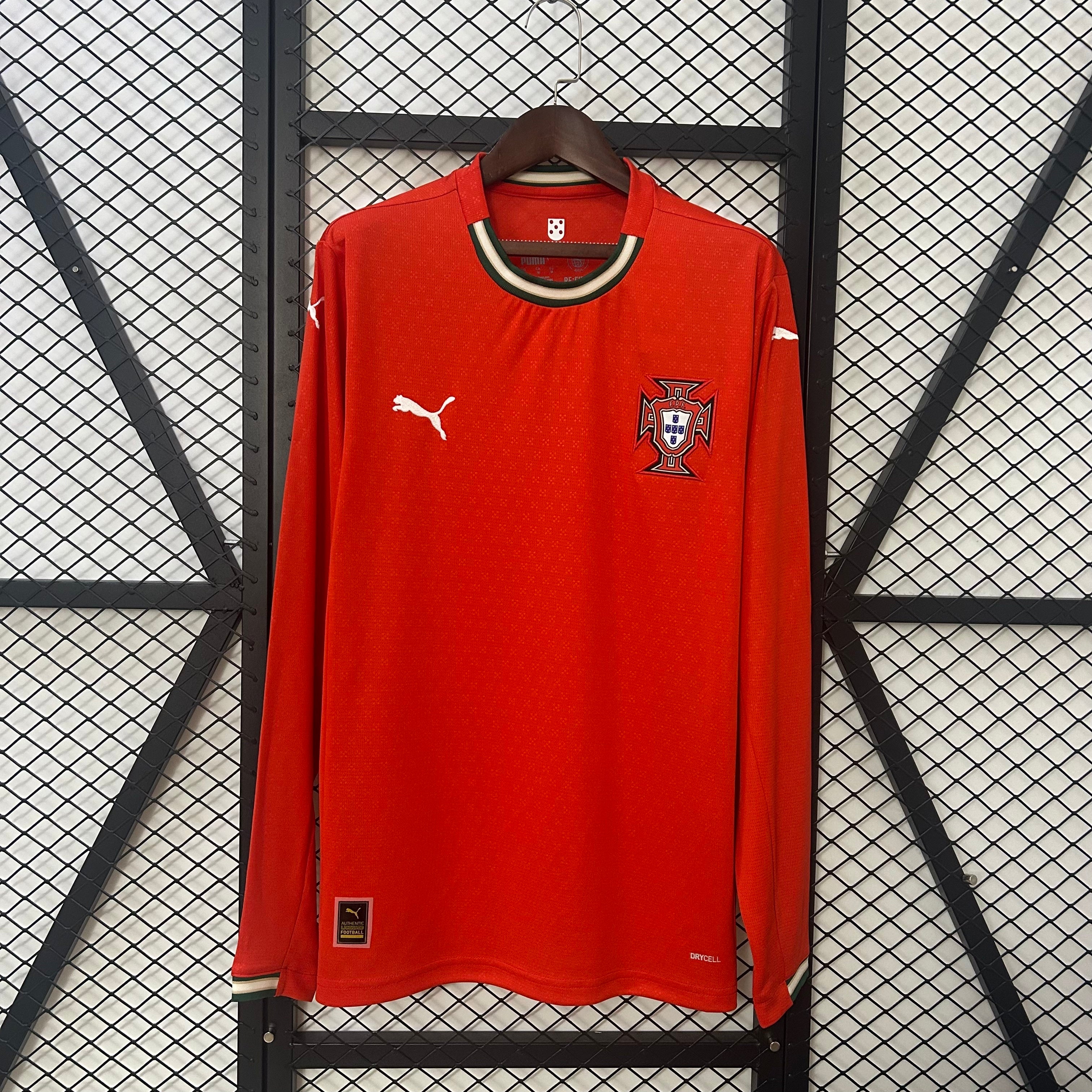Portugal longsleeve home jersey. Season 25/26