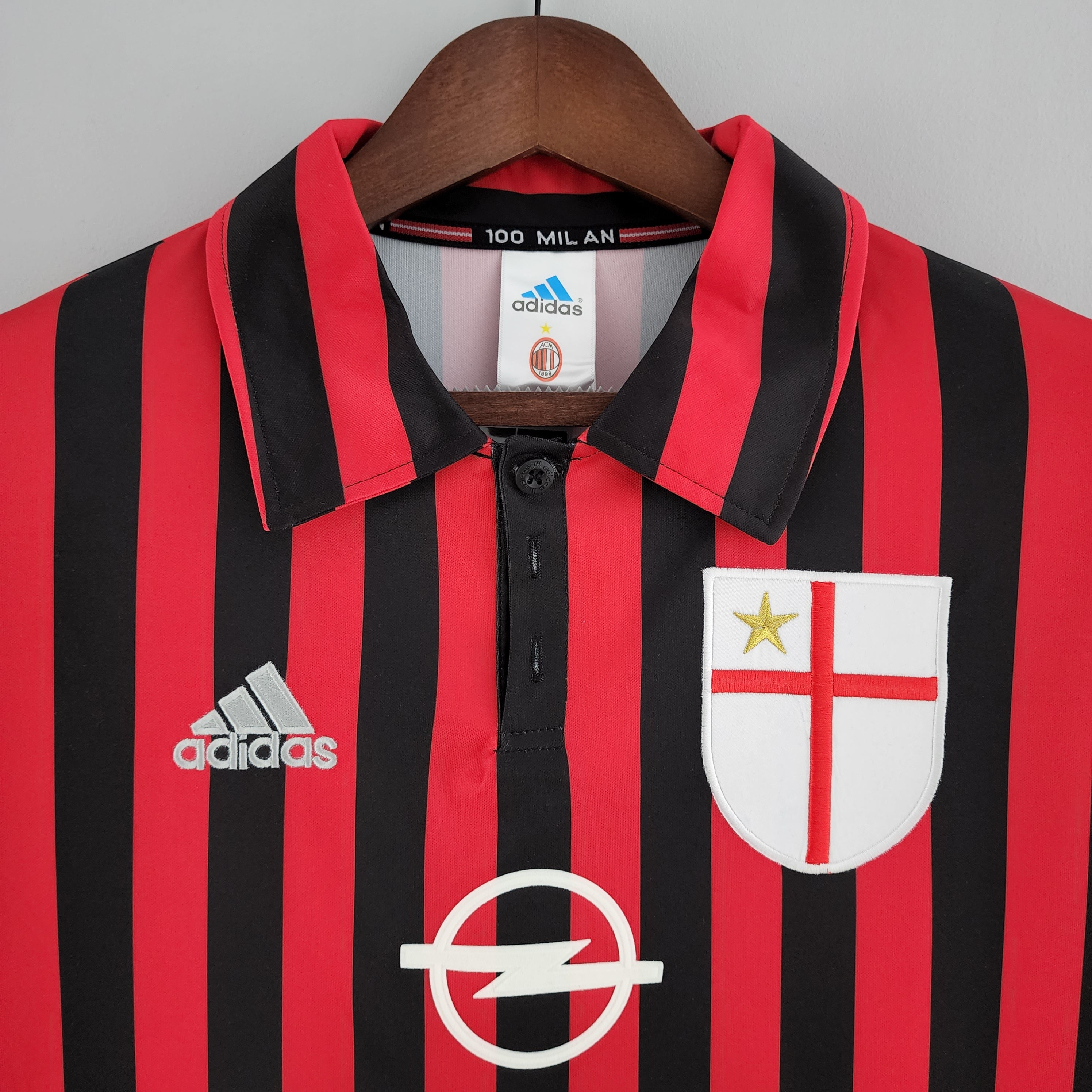 AC Milan longsleeve home jersey. Season 99/00