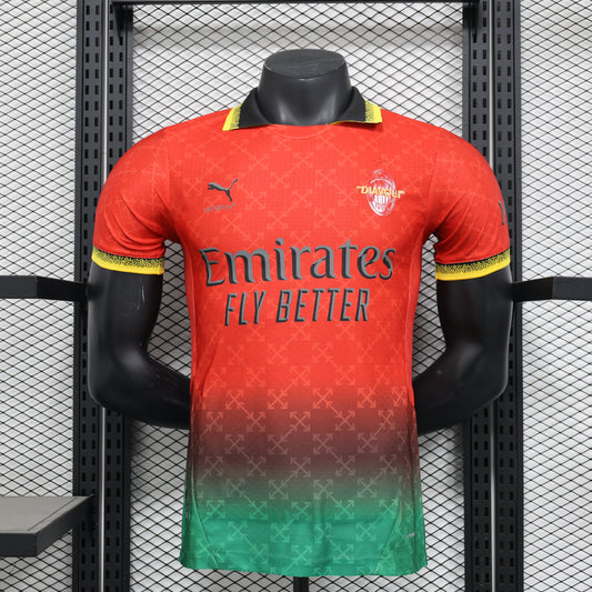AC Milan x Off-White Special Edition jersey. Season 24/25 (Player Version)