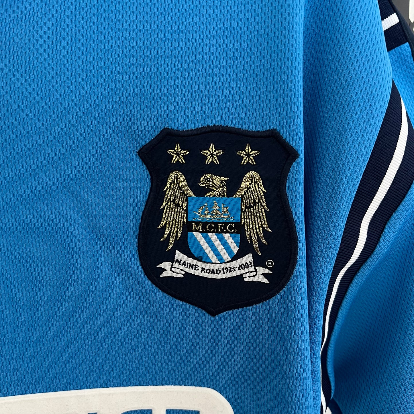 Manchester City home jersey. Season 02/03