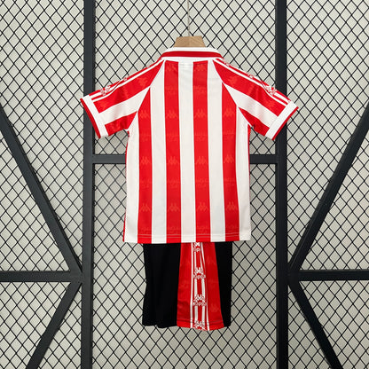 Athletic Bilbao home kids set. Season 95/97