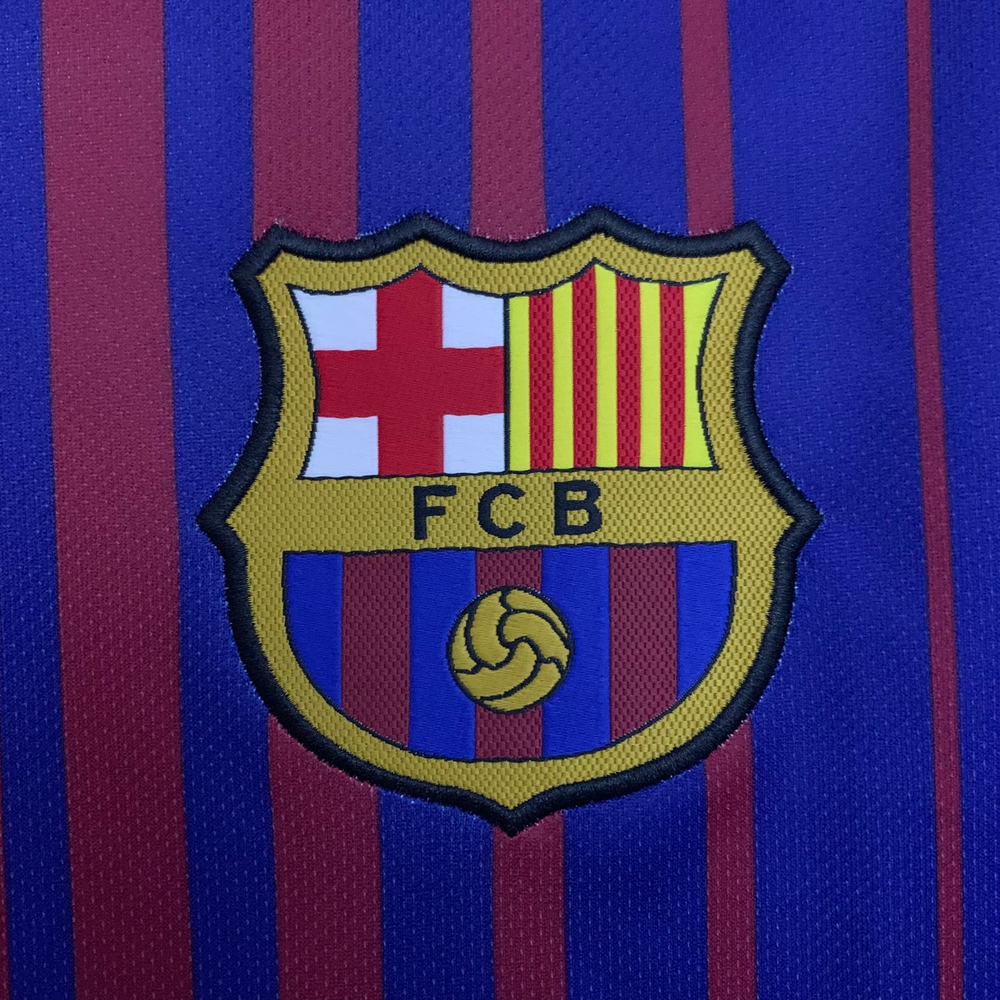 Barcelona longsleeve home jersey. Season 17/18