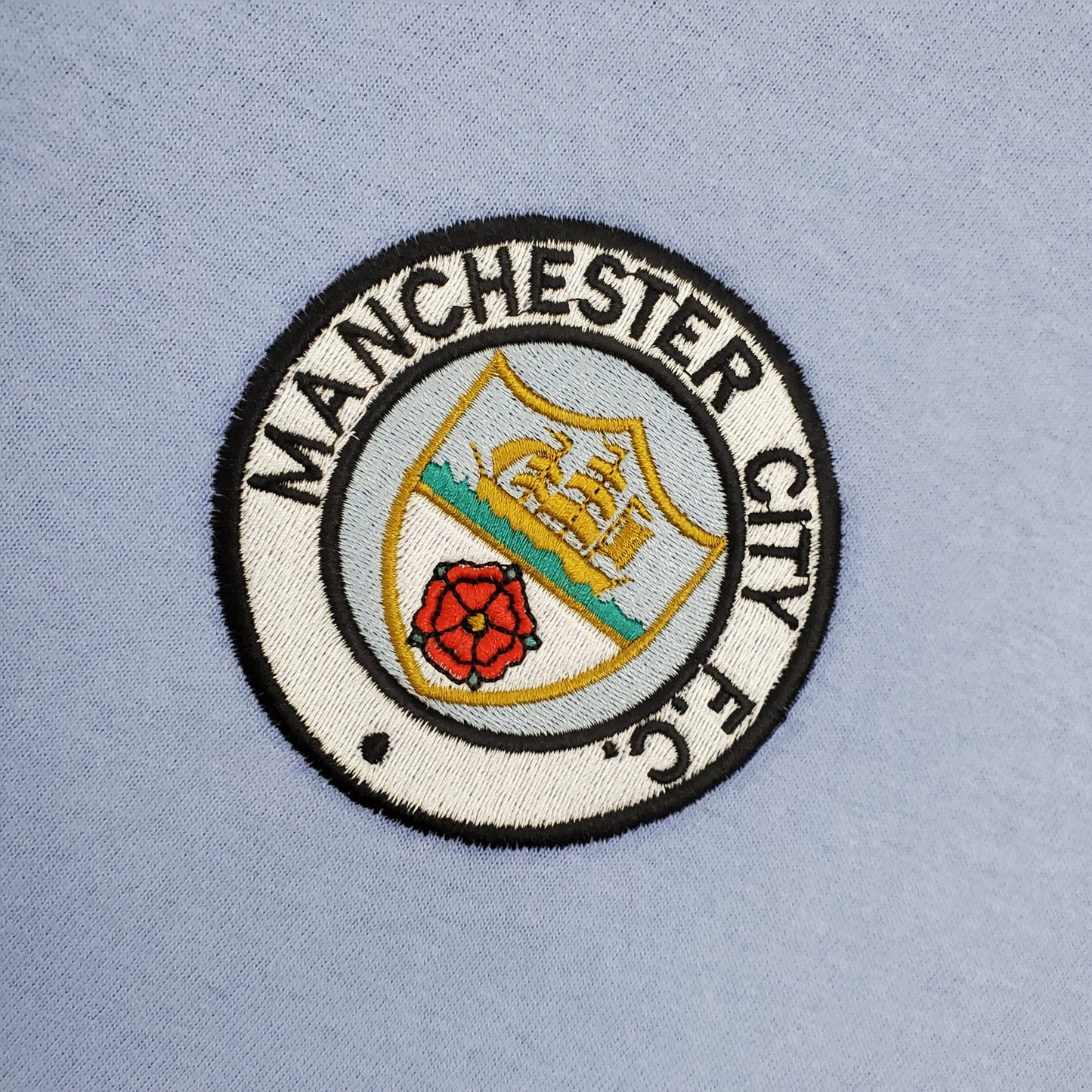 Mancester City home jersey. Season 72/73