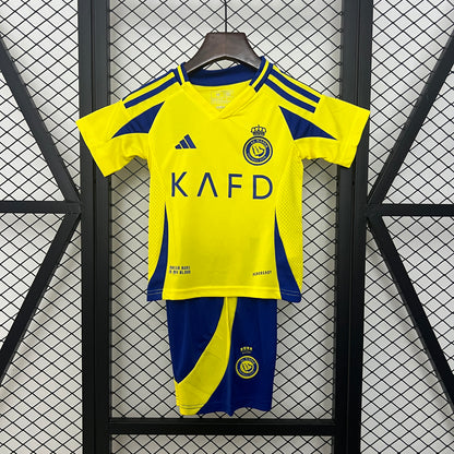 Al-Nassr home kids set. Season 24/25