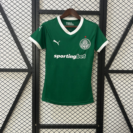 Palmeiras home jersey for women. Season 24/25