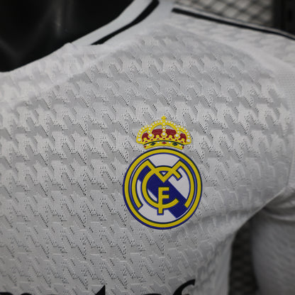 Real Madrid longsleeve home jersey. Season 24/25 (Player Version)