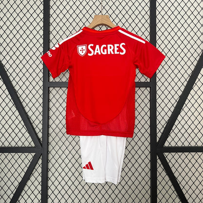 Benfica home kids set. Season 24/25