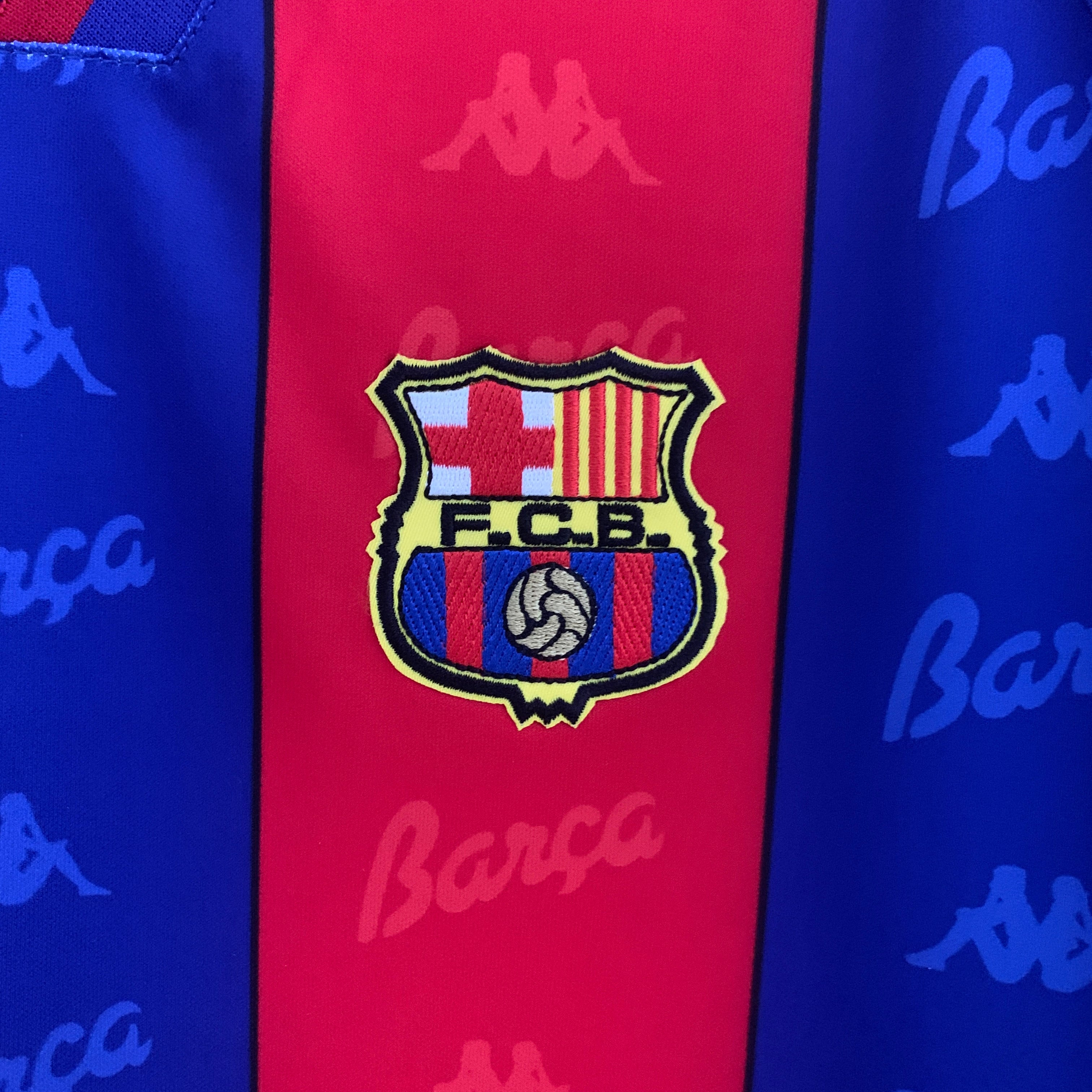 Barcelona longsleeve home jersey. Season 96/97