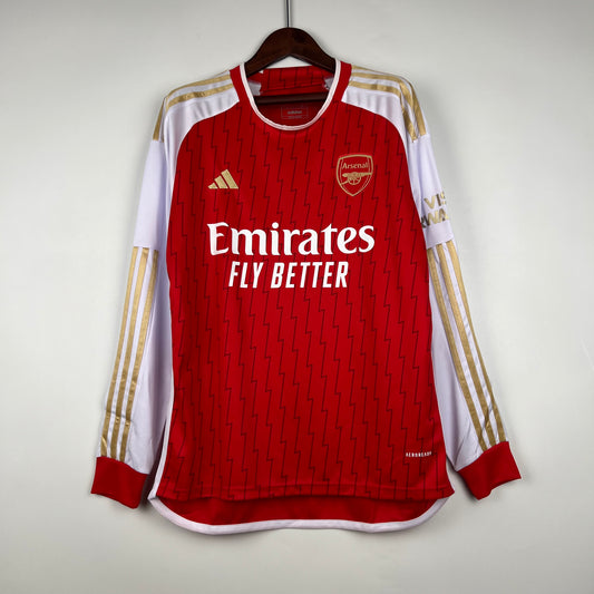 Arsenal longsleeve home jersey. Season 23/24