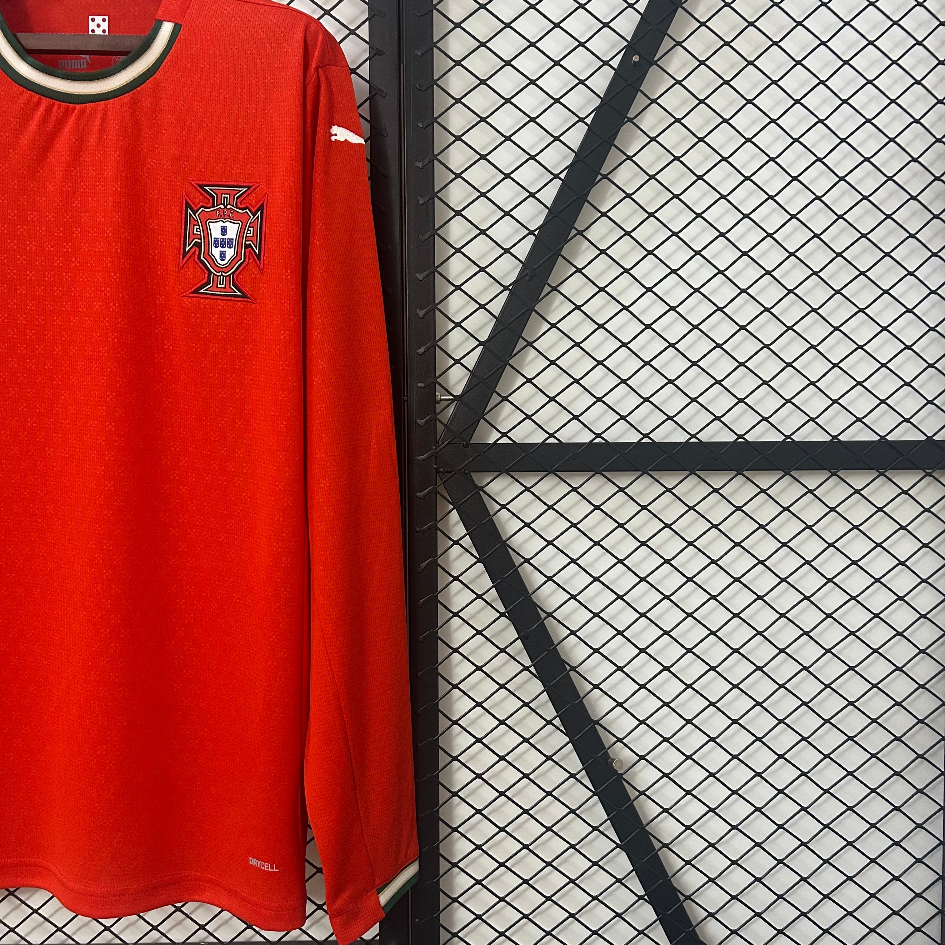 Portugal longsleeve home jersey. Season 25/26