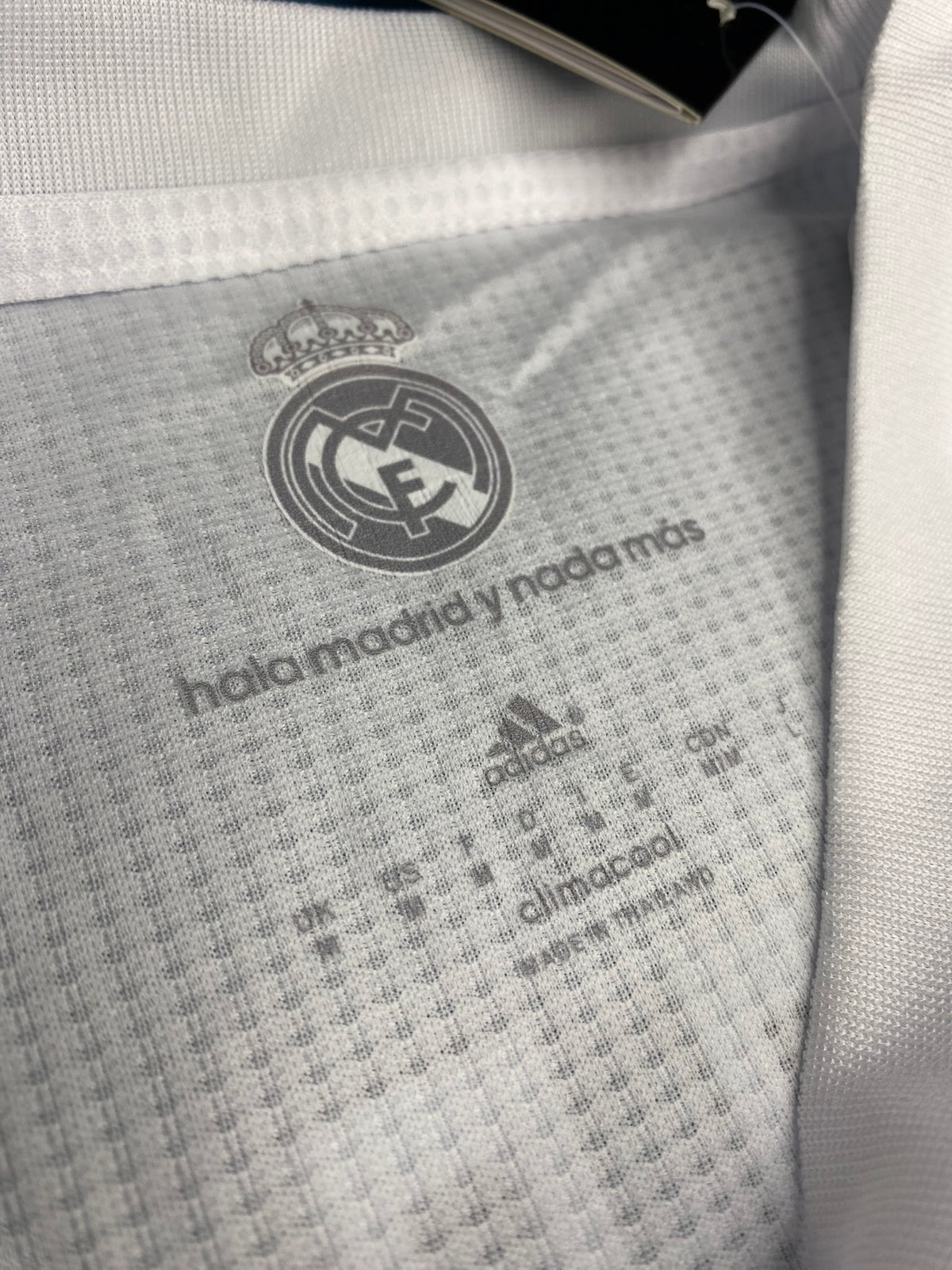 Real Madrid home jersey for the 2016 Champions League Final. Sergio Ramos.