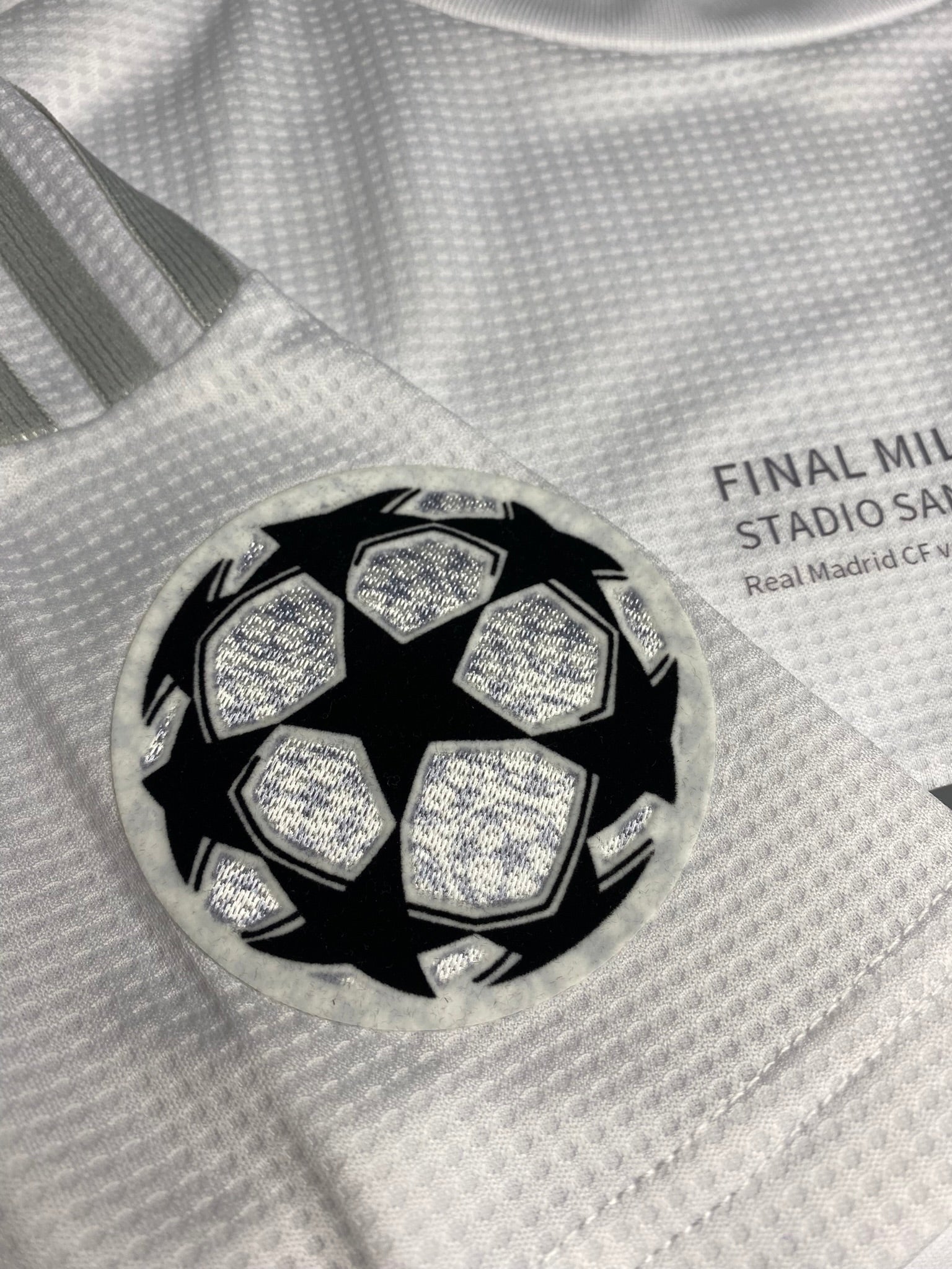 Real Madrid home jersey for the 2016 Champions League Final. Sergio Ramos.