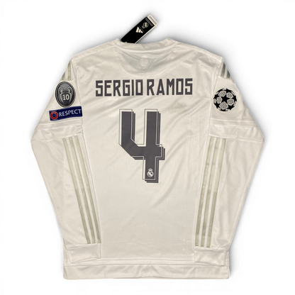 Real Madrid home jersey for the 2016 Champions League Final. Sergio Ramos.