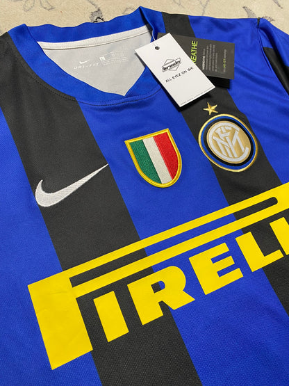 Inter Milan home jersey. Season 08/09. Adriano "Imperatore" Leite Ribeiro
