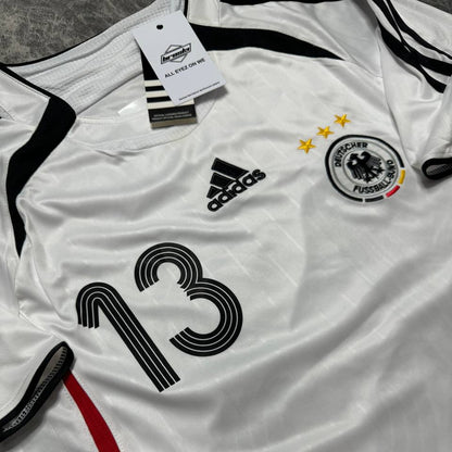 Germany's home jersey for the 2006 World Cup. Michael Ballack.