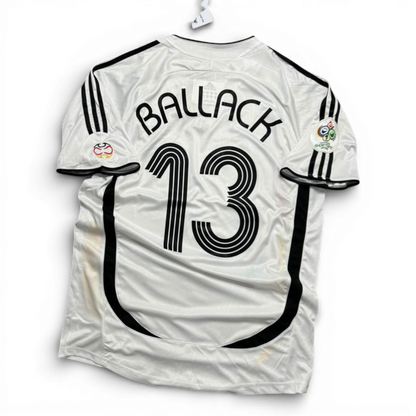 Germany's home jersey for the 2006 World Cup. Michael Ballack.