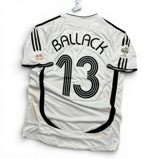 Germany's home jersey for the 2006 World Cup. Michael Ballack.