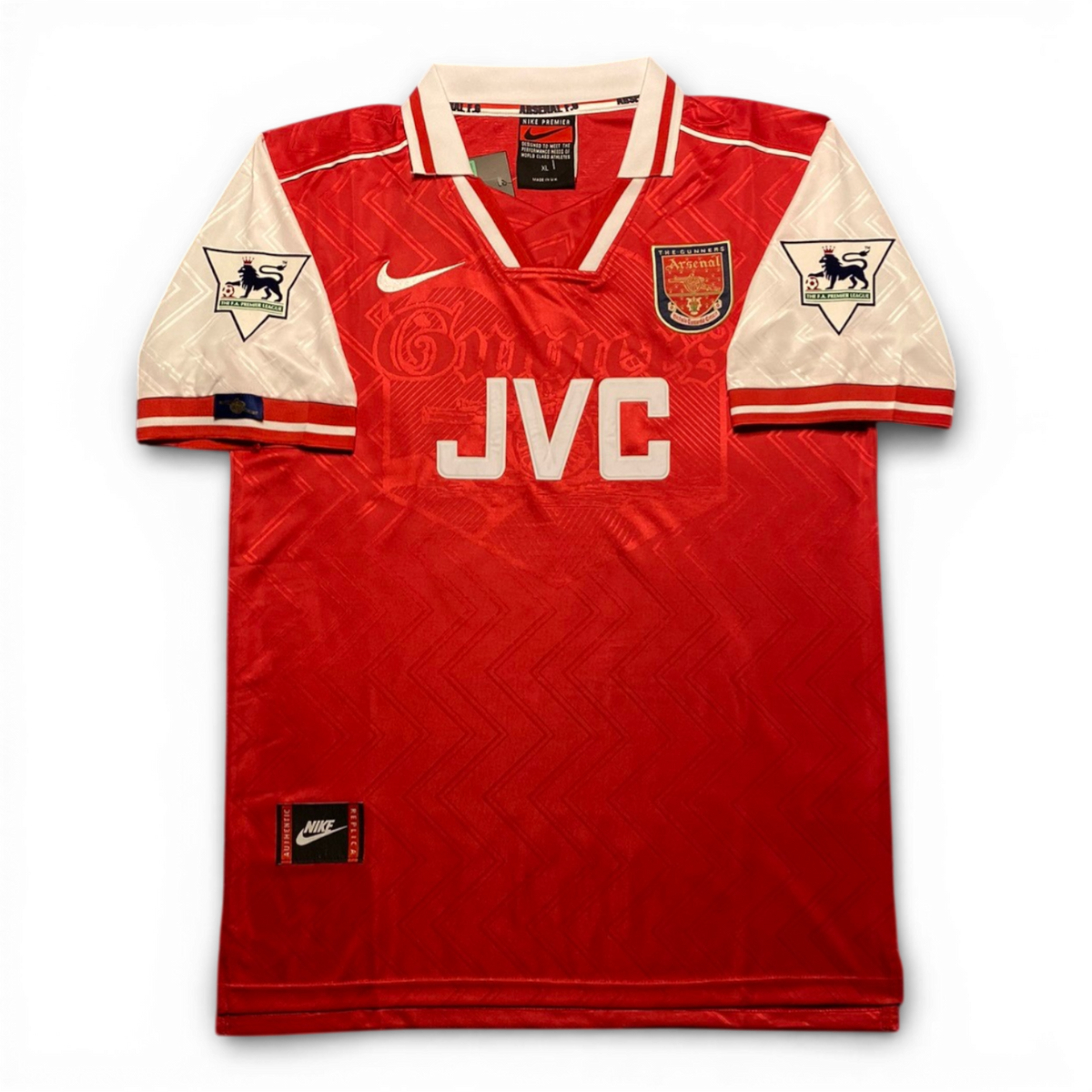 Arsenal home jersey. Season 96/97. Dennis Bergkamp