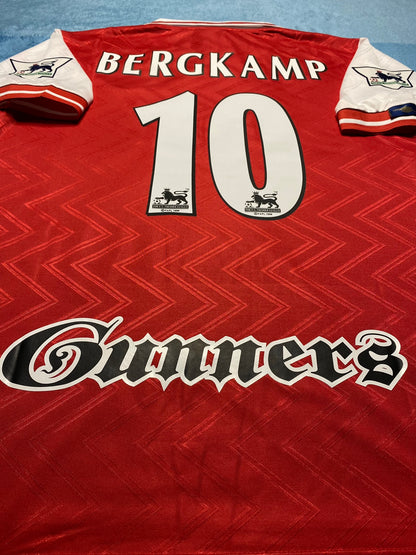 Arsenal home jersey. Season 96/97. Dennis Bergkamp