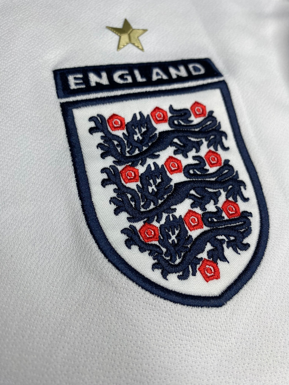 England's home jersey for the 2006 World Cup. Michael Owen.