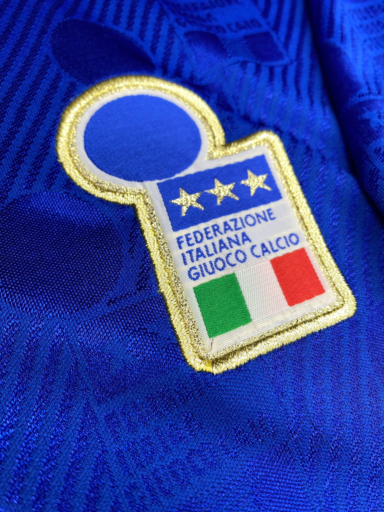Italy's 1994 home jersey. Roberto Baggio