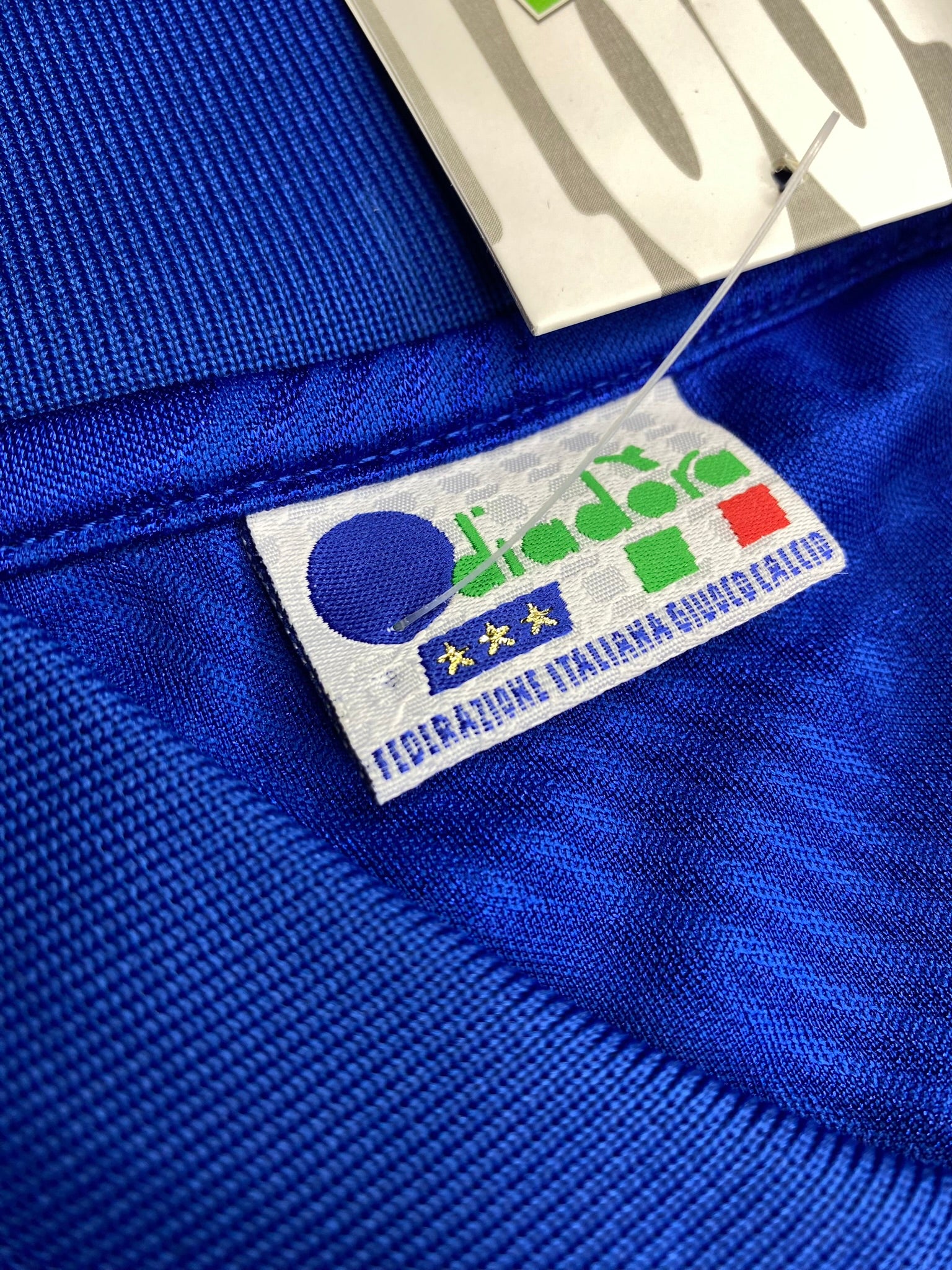 Italy's 1994 home jersey. Roberto Baggio