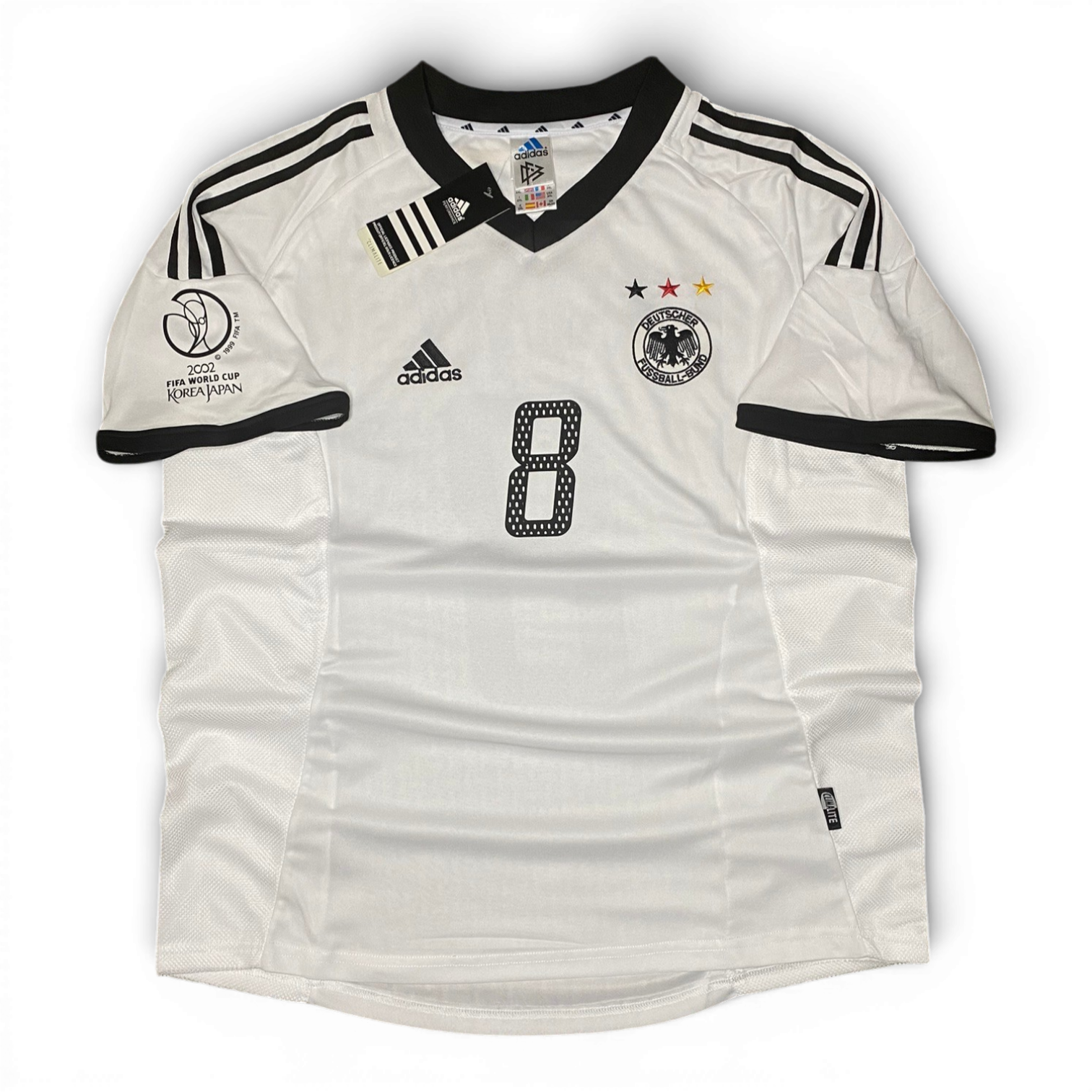 Germany's home jersey for the 2002 World Cup. Dietmar Hamann.