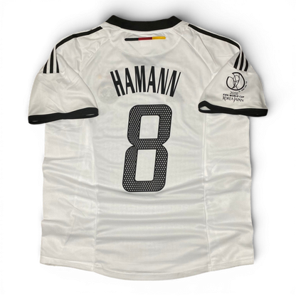 Germany's home jersey for the 2002 World Cup. Dietmar Hamann.