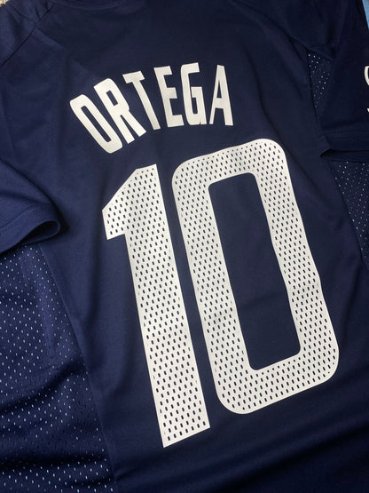 Argentina's away jersey for the 2002 World Cup. Ariel Arnaldo Ortega