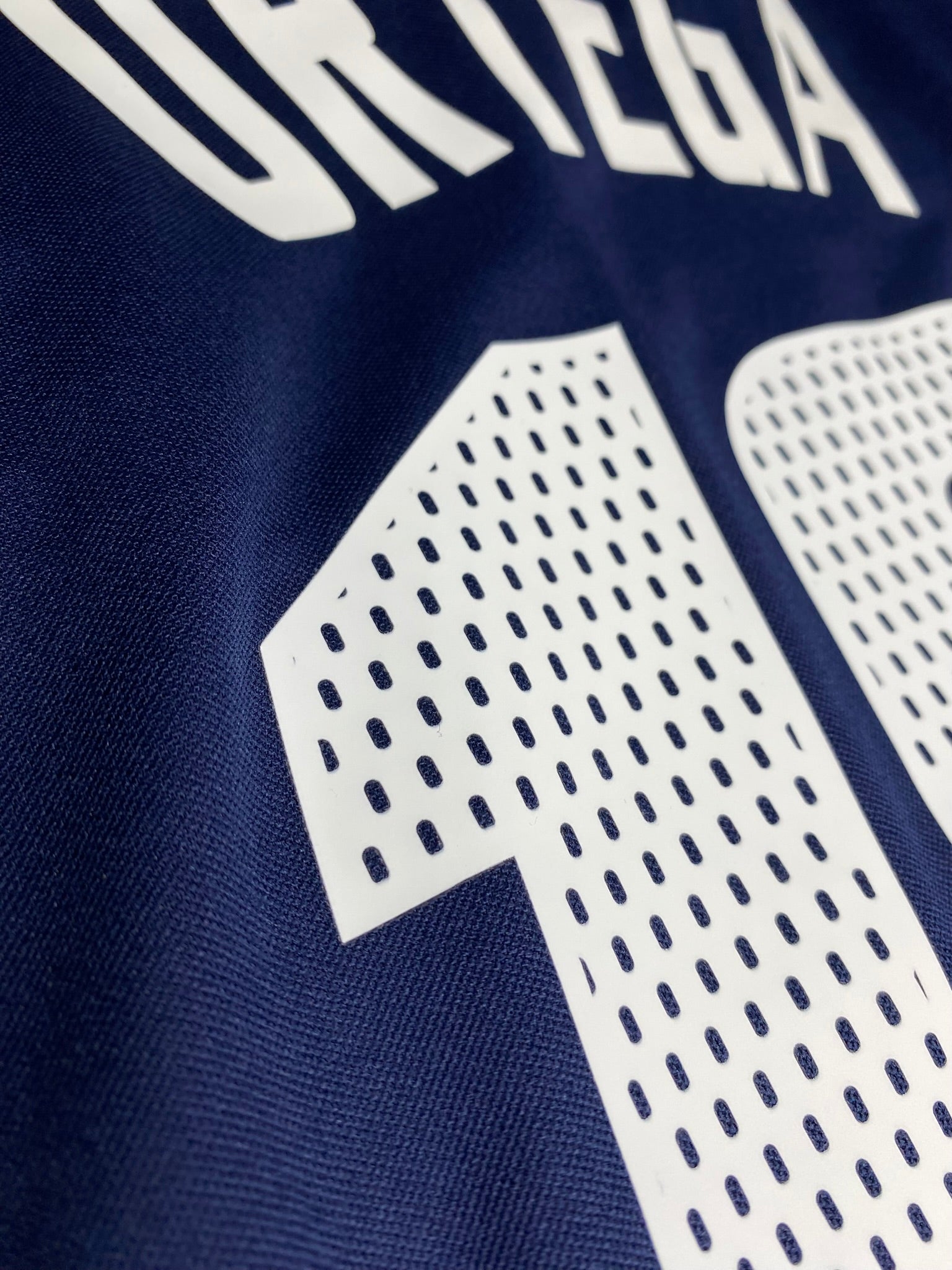 Argentina's away jersey for the 2002 World Cup. Ariel Arnaldo Ortega