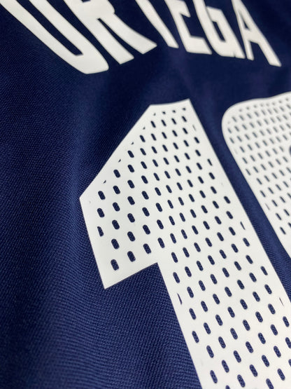 Argentina's away jersey for the 2002 World Cup. Ariel Arnaldo Ortega