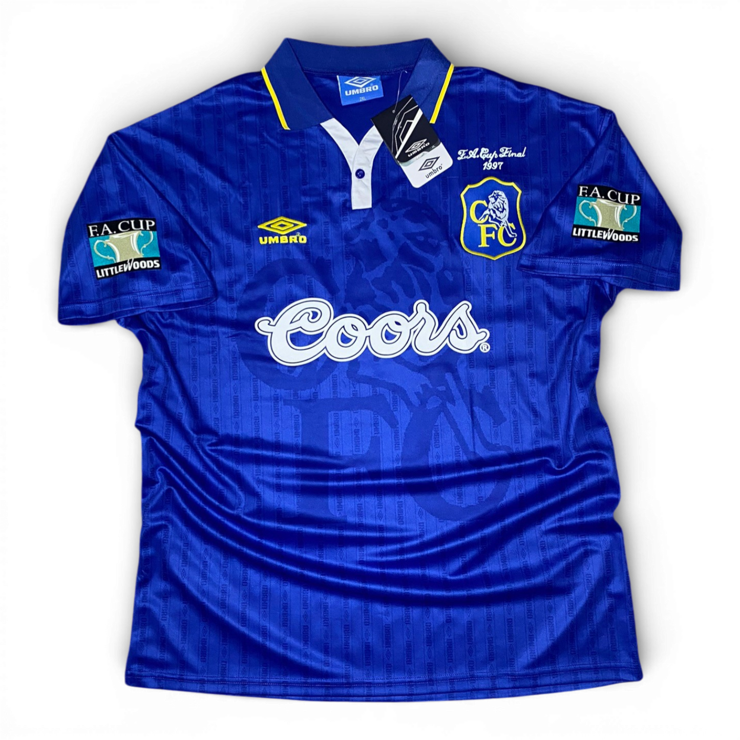 Chelsea home jersey. Season 95/97. Gianluca Vialli