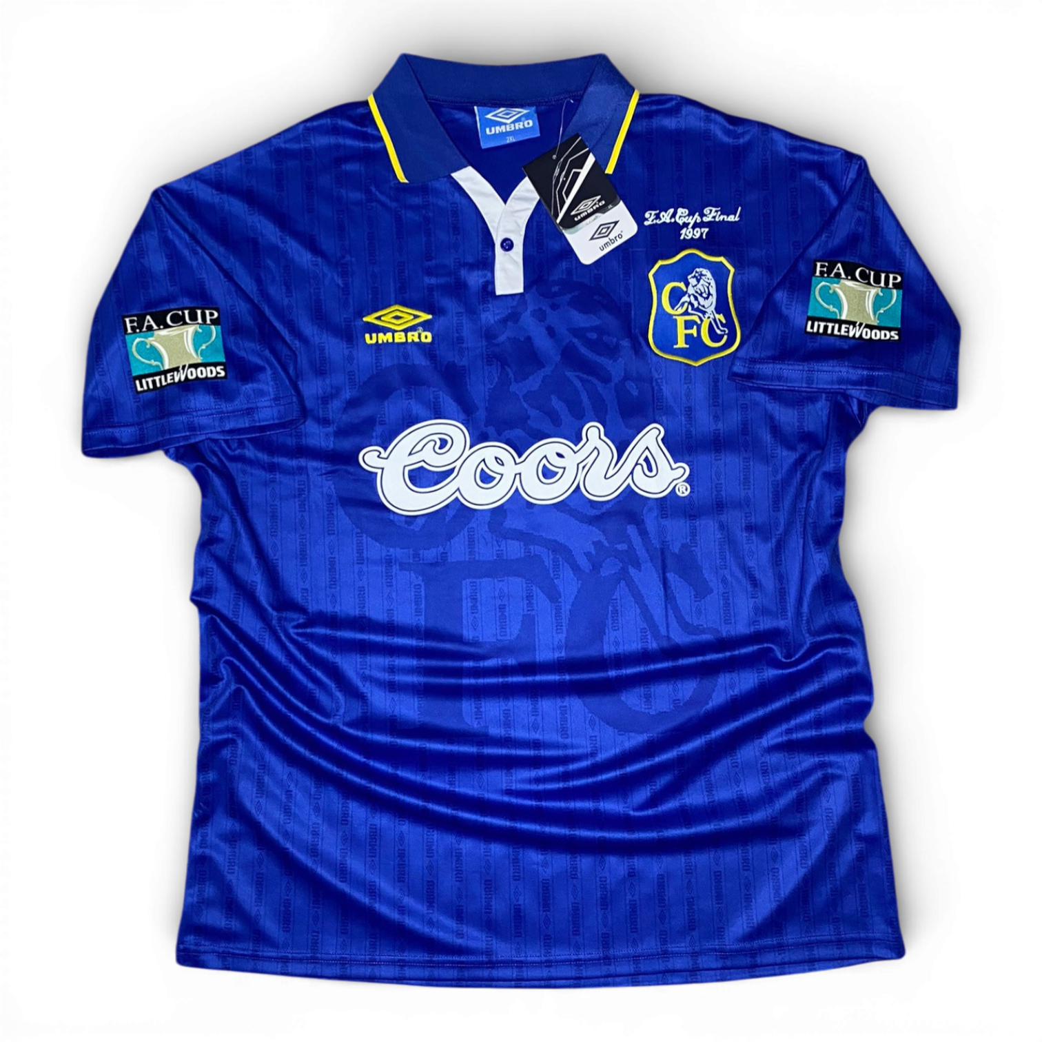 Chelsea home jersey. Season 95/97. Gianluca Vialli
