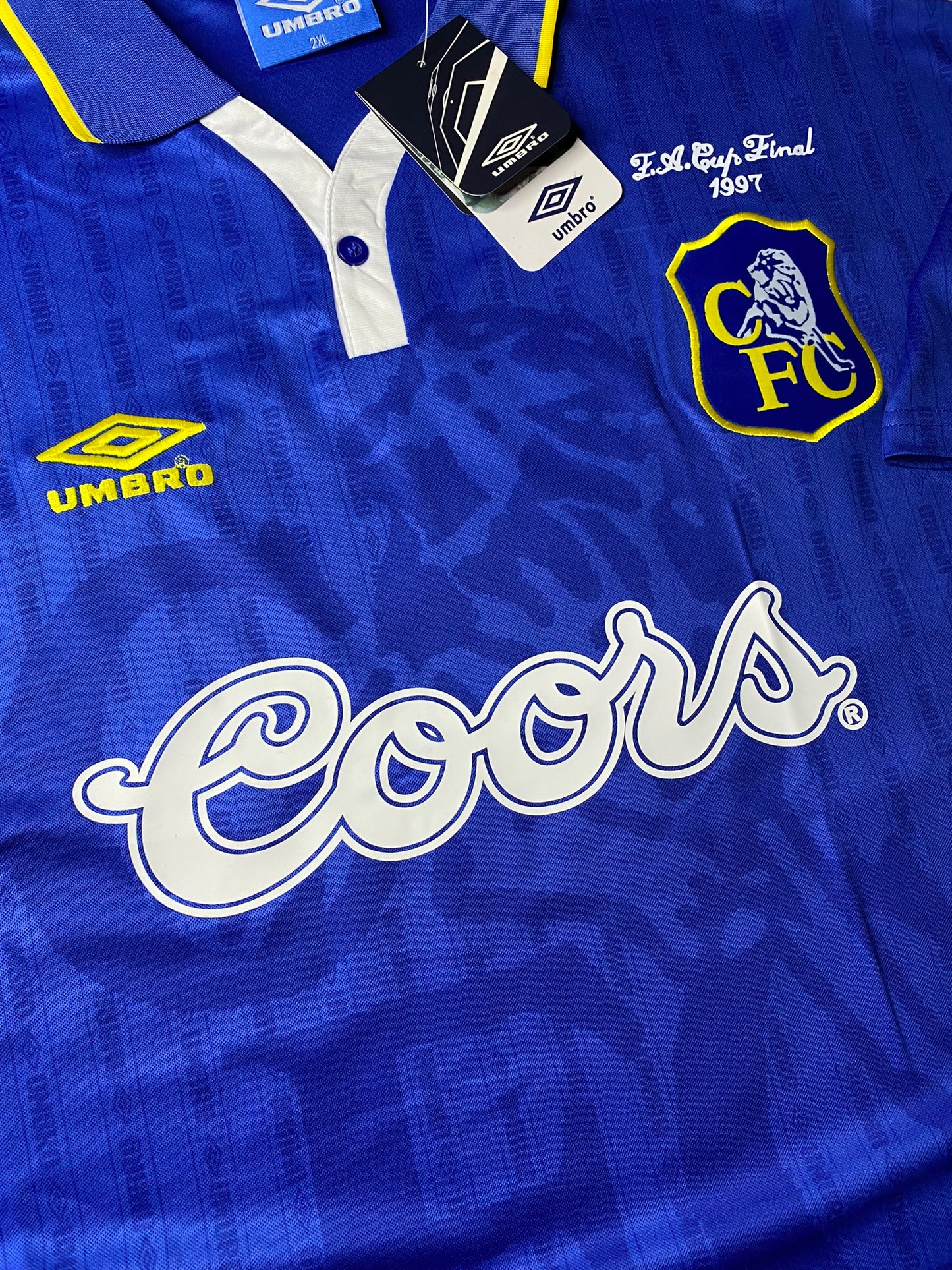 Chelsea home jersey. Season 95/97. Gianluca Vialli
