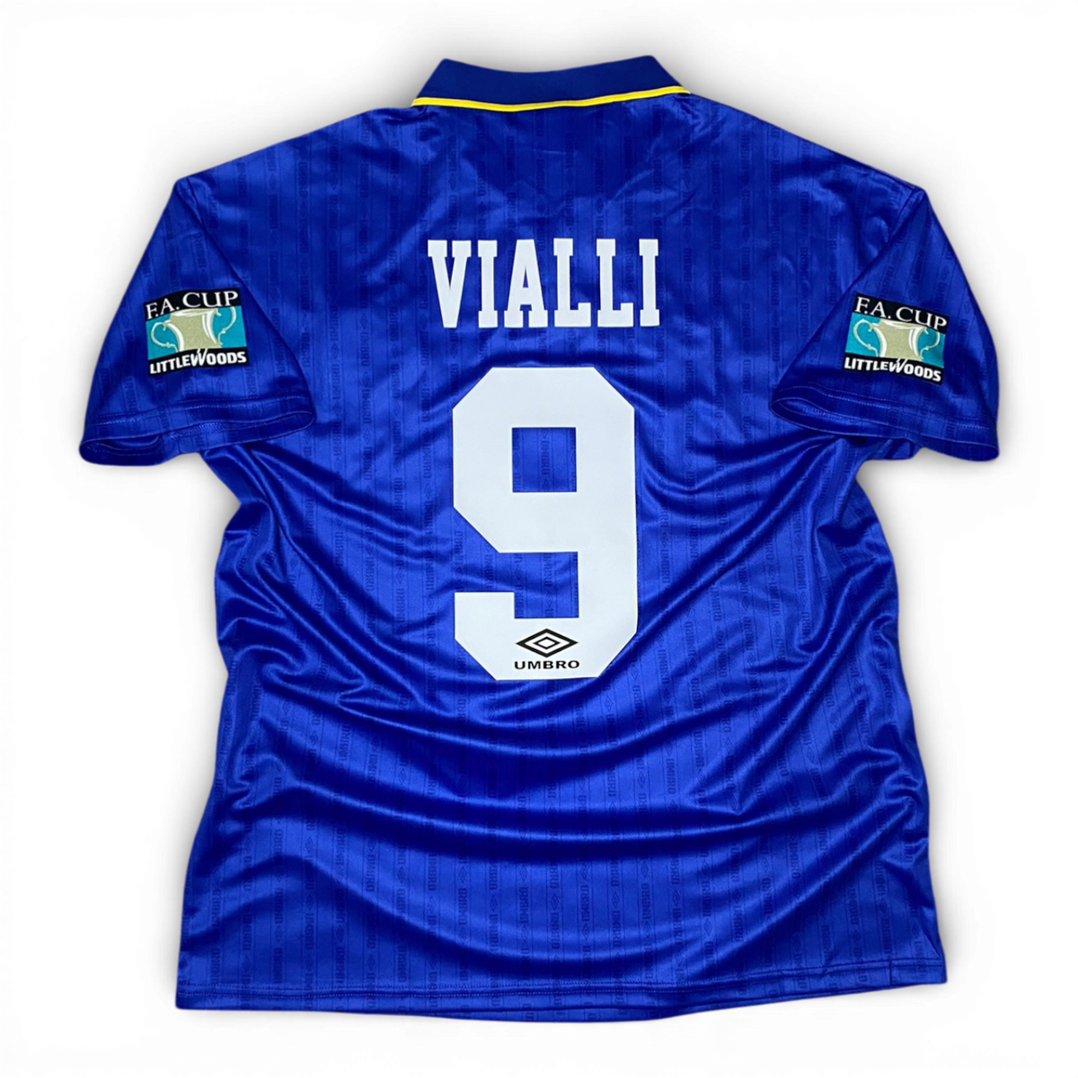 Chelsea home jersey. Season 95/97. Gianluca Vialli
