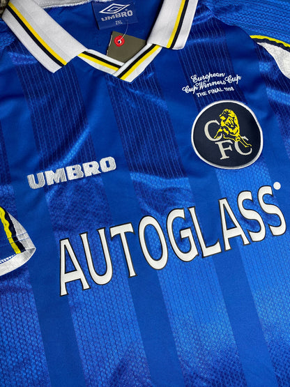 Chelsea home ECWC final jersey. Season 97/98. Gianfranco Zola.