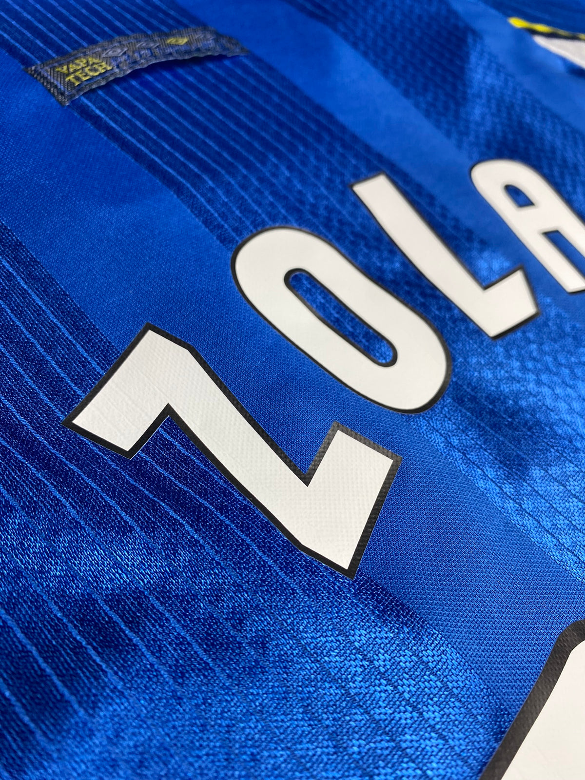 Chelsea home ECWC final jersey. Season 97/98. Gianfranco Zola.