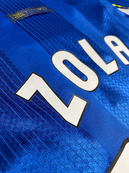 Chelsea home ECWC final jersey. Season 97/98. Gianfranco Zola.