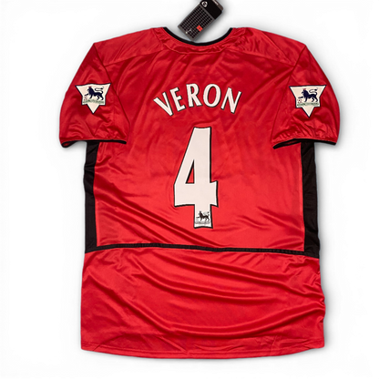 Manchester United home jersey. Season 02/03. Juan Sebastian Veron.