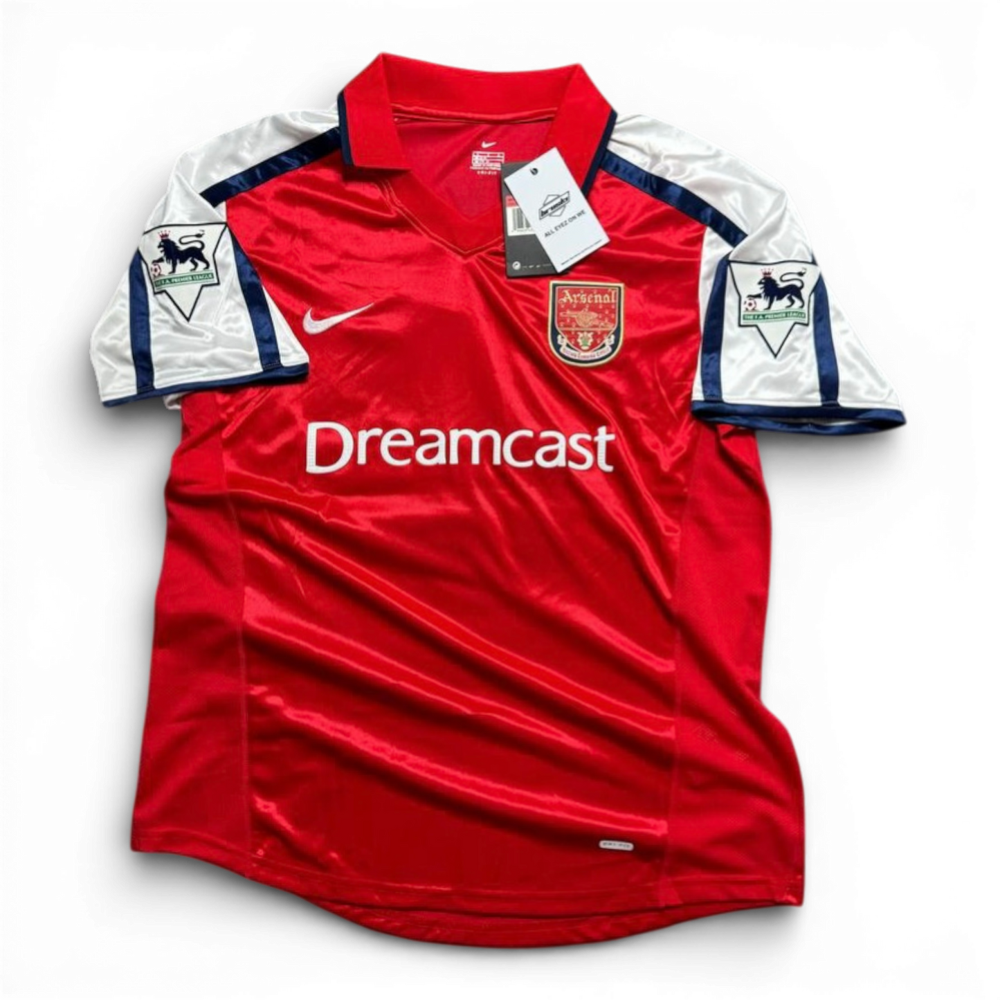 Arsenal home jersey. Season 99/00. Dennis Bergkamp